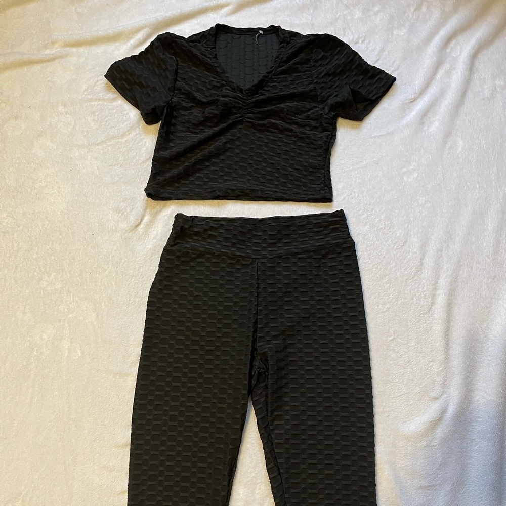 Two piece set leggings and T shirt